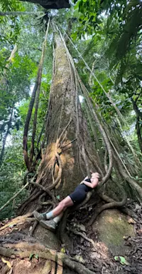 In disbelief of these enchanting trees in Corcovado National Park in Costa Rica.