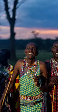 Maasai man, Maasai Mara National Reserve, Kenya.
