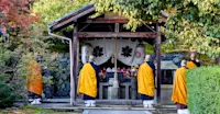 Traditional Buddhist ceremony, Japan.