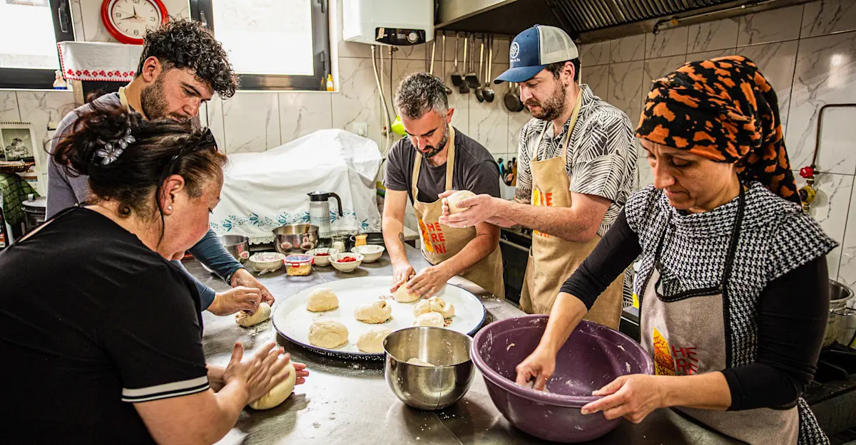 Private cooking class at Hereni Women's Cooperative, Ortahisar, Turkey.