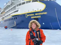 Exploring the frozen frontier with National Geographic National Geographic-Lindblad Expeditions, Antarctica.