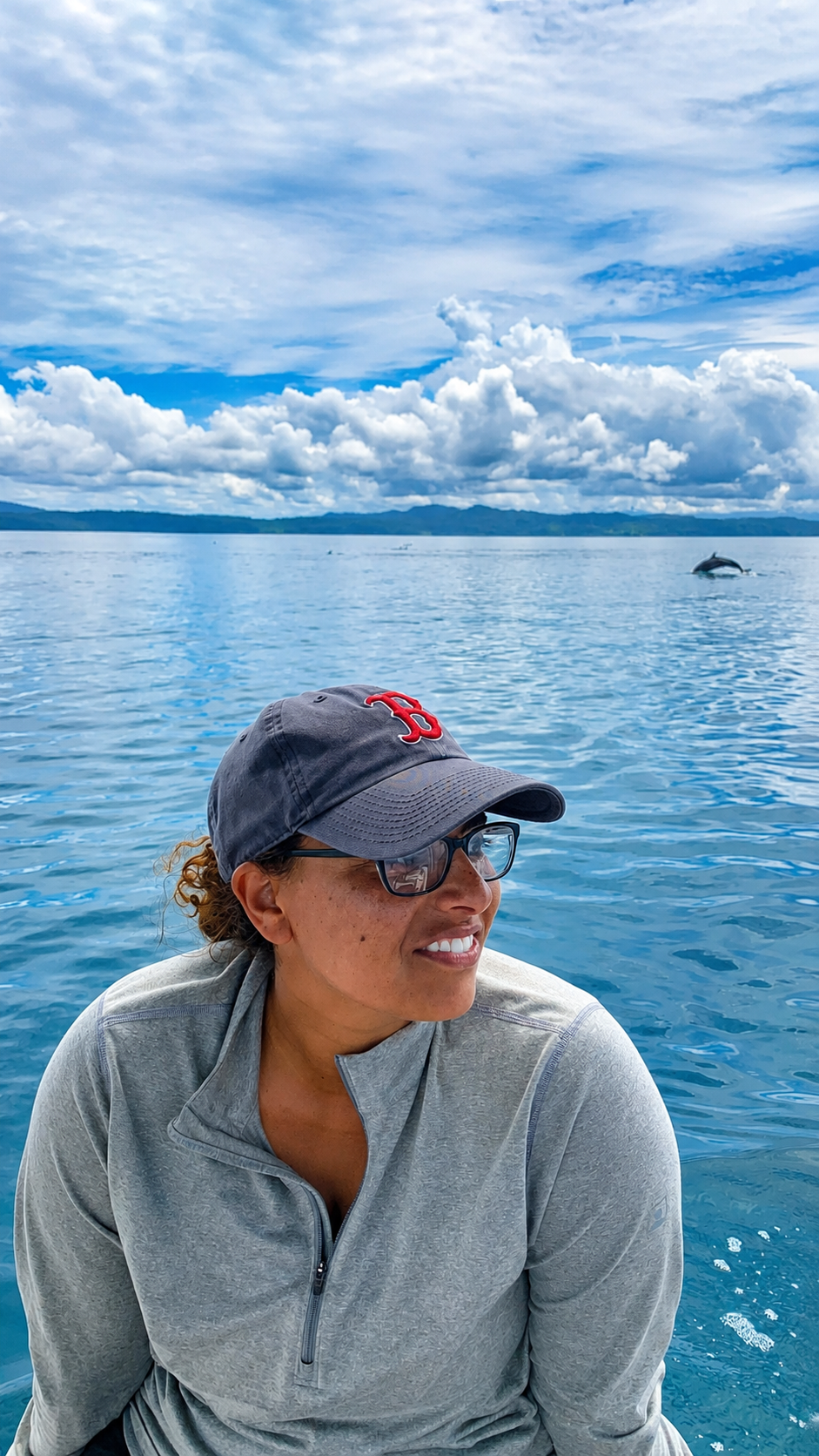 Looking for dolphins in Golfo Dulce, Costa Rica.