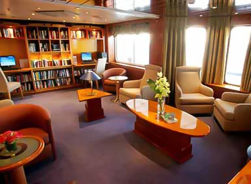 Library, Sea Explorer, Greeland expedition cruises