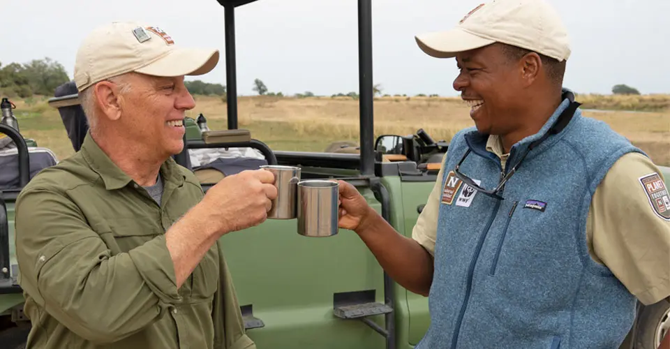 Nat Hab Expedition Leader and guest, Zimbabwe. 