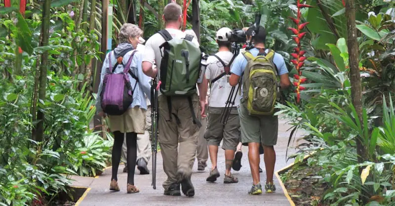Nat Hab guests, Tortuguero National Park, Costa Rica.