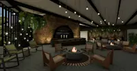 Lush Lounge Area