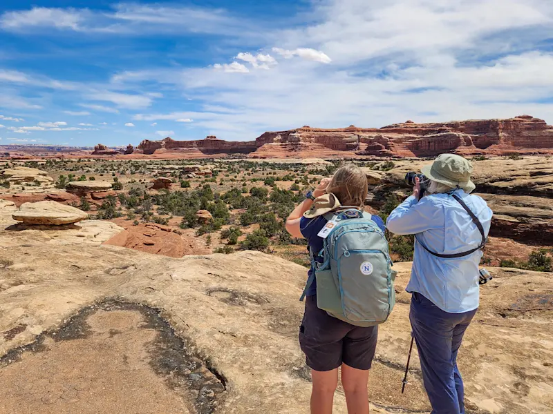Nat Hab guest and Photo Expedition Leader, Canyonlands National Park, Utah.