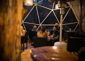 Patagonia Eco Domes dining