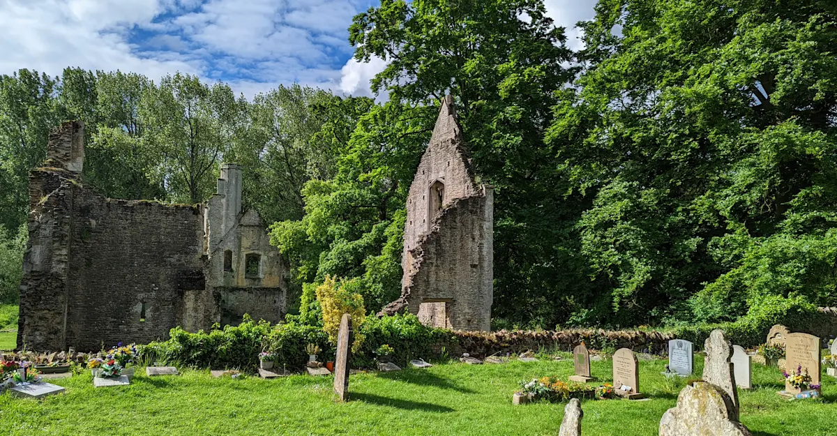 Minster Lovell Hall ruins, Minster Lovell, England.
