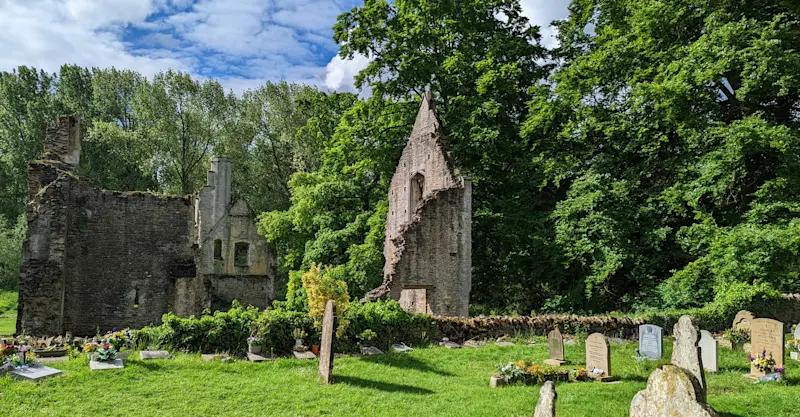 Minster Lovell Hall ruins, Minster Lovell, England.
