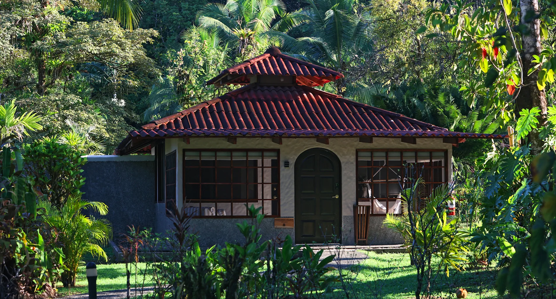 Villa entrance