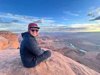 Visiting Deadhorse State Park in Utah.