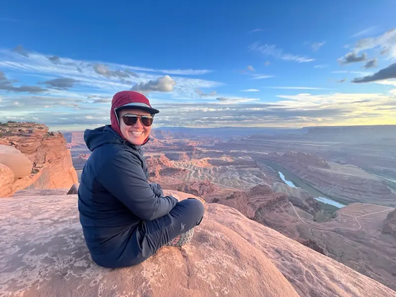 Visiting Deadhorse State Park in Utah.