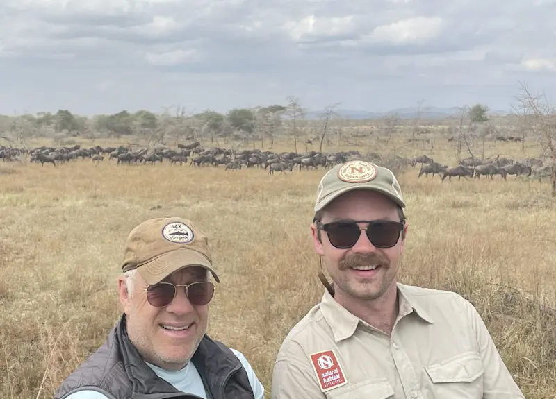 Africa's Great Migration in Serengeti National Park, Tanzania.