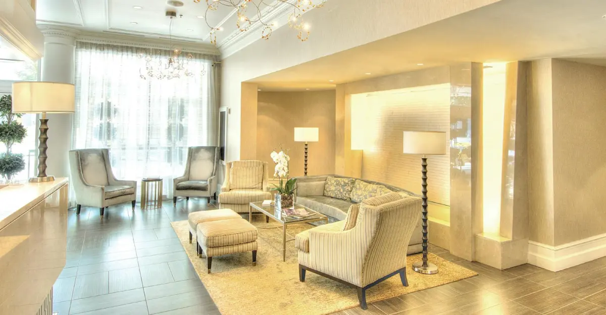 Hotel lobby