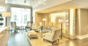 Hotel lobby