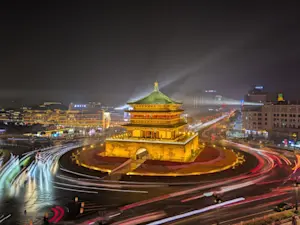 Bell Tower, Xi'an, China.