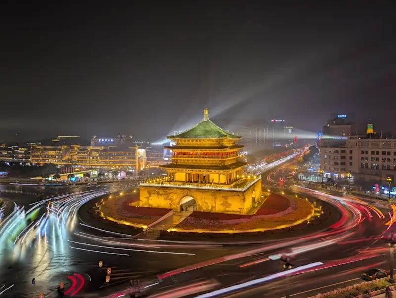 Bell Tower, Xi'an, China.