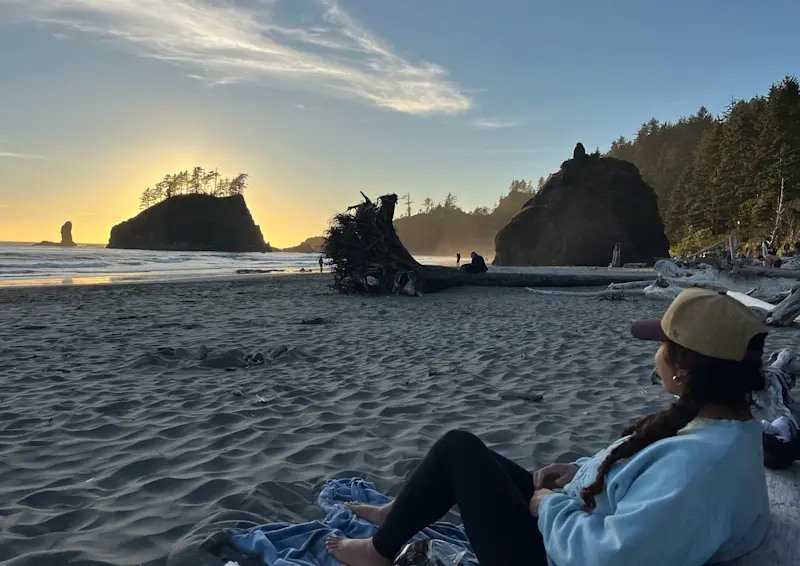 Experiencing that Pacific Northwest magic in Forks National Park, Washington.