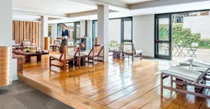 COMO Shambhala Wellness Center: Steam Room Lounge