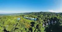 Aerial view of resort