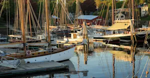 Sailboats, Camden, Maine.