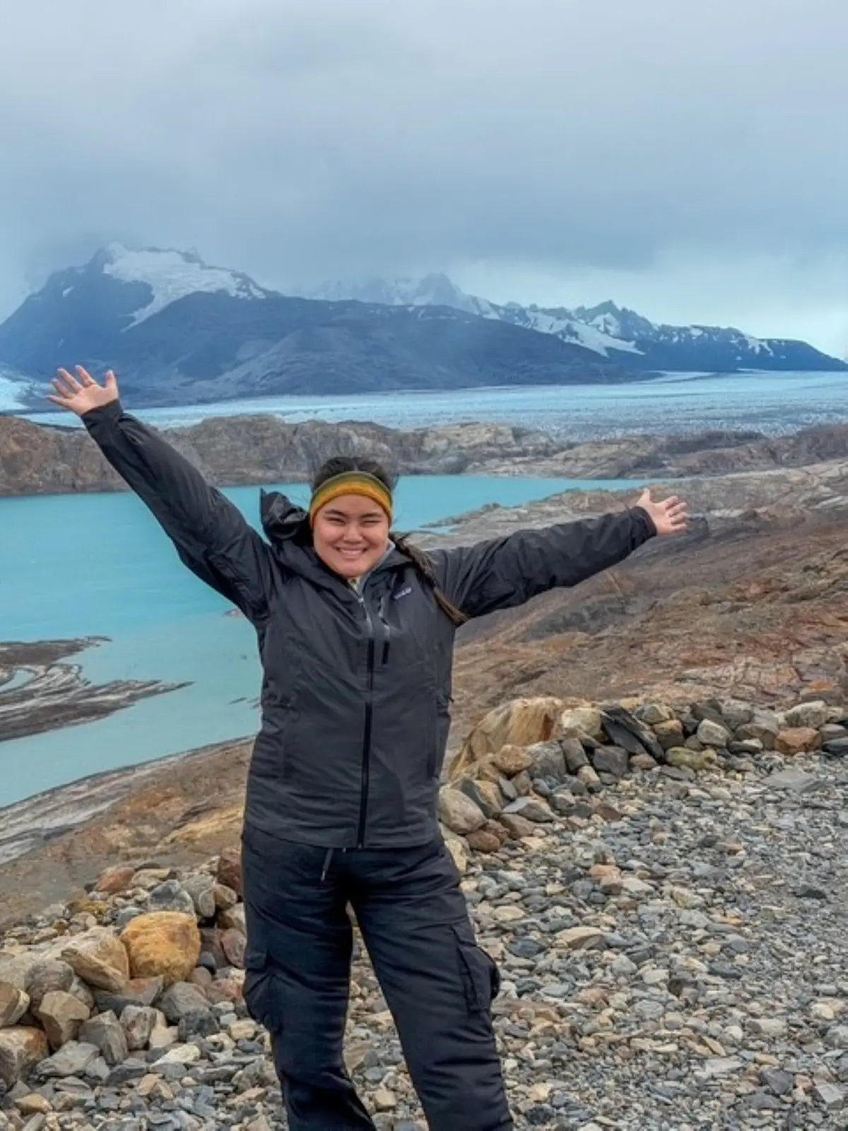 Exploring vast landscapes in Los Glaciares National Park, Argentina.