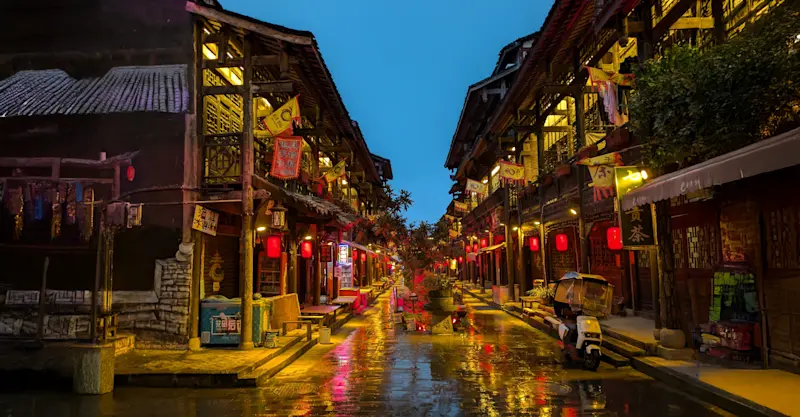 Qing Xi Village, China