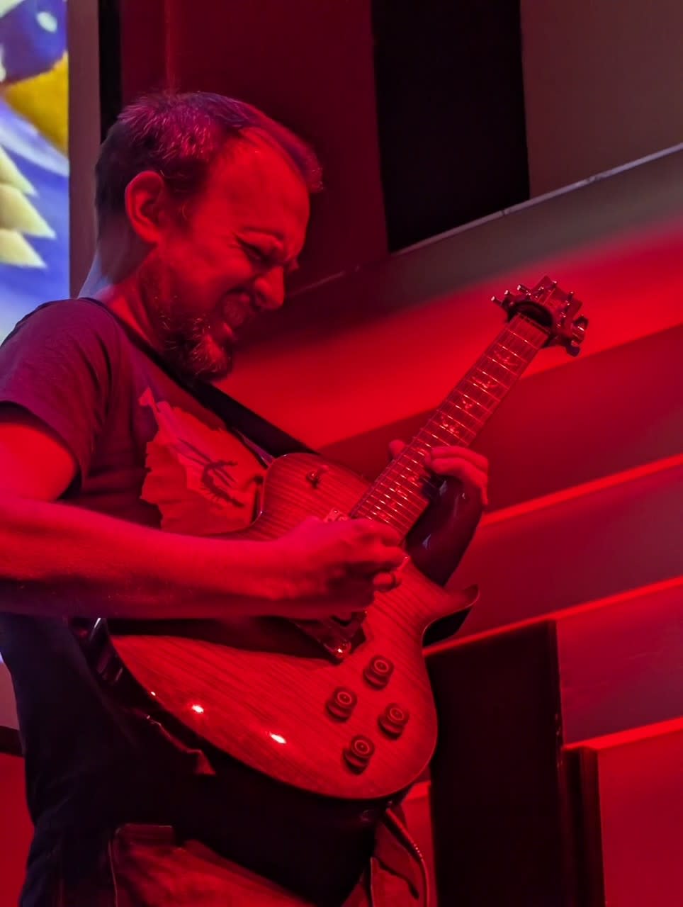 Performing live on stage as Airship Overdrive, my video game music cover band.