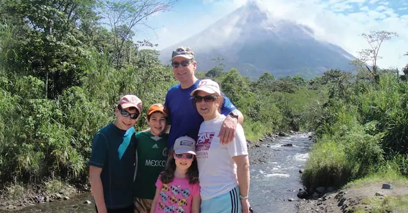Nat Hab guests, Arenal Volcano, Arenal Volcano National Park, Costa Rica.
