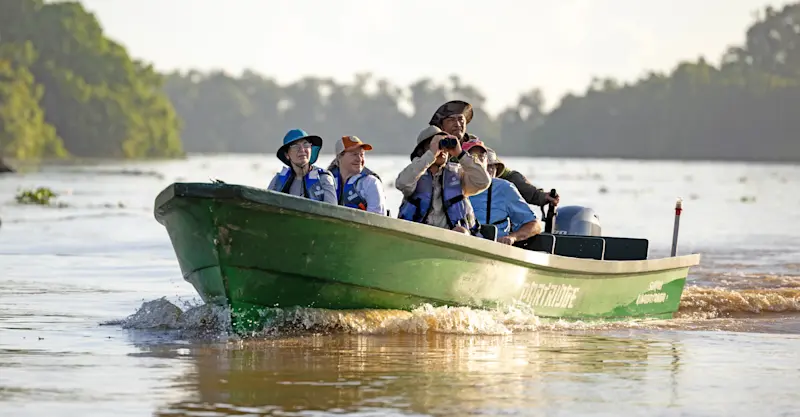 Kinabatangan River, Borneo.