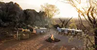 Bush dinner, Madikwe Game Reserve, South Africa.