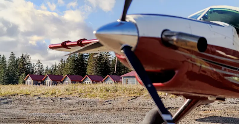 Private fly-in access to Nat Hab's Alaska Bear Camp, Lake Clark National Park.