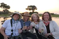 Exploring the Okavango Delta in Botswana.