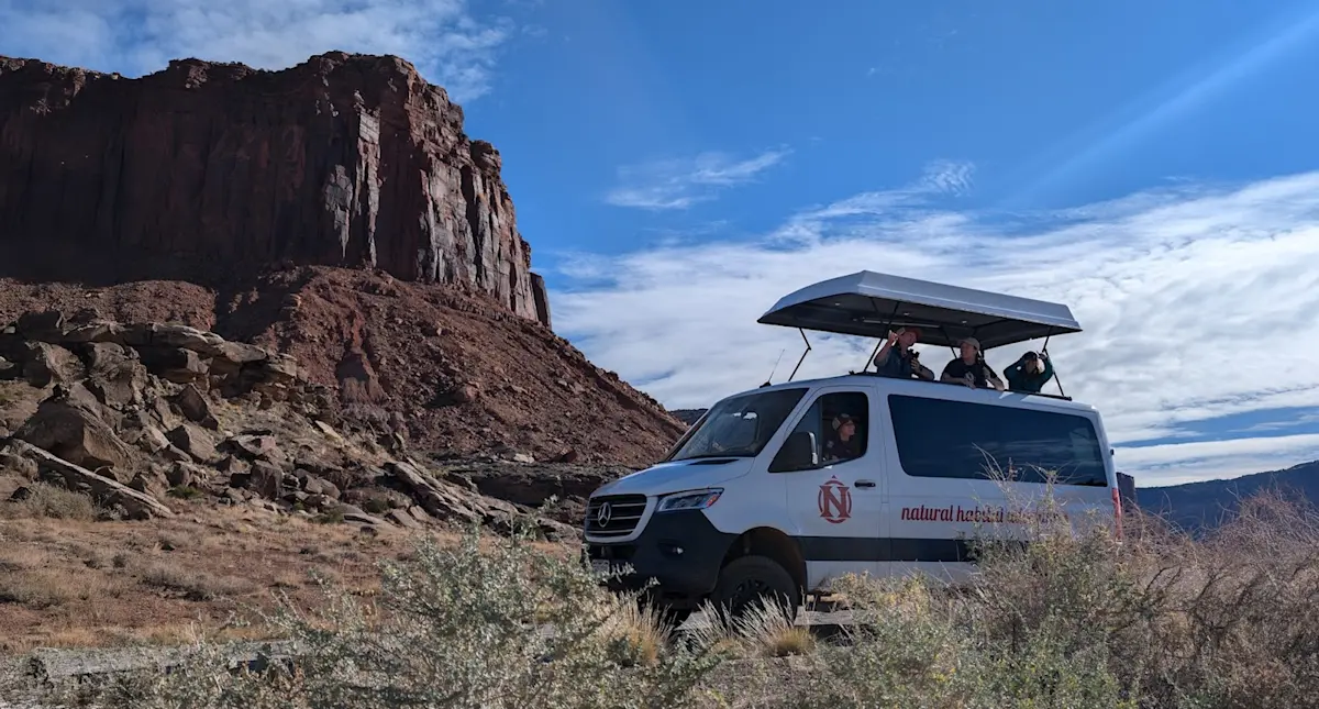 Nat Hab's North America Safari Cruiser, Moab, Utah.