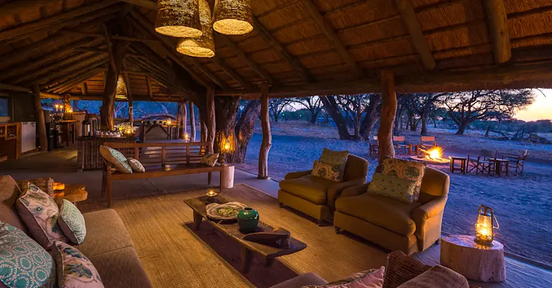 Nat Hab's Gomoti Camp - Okavango South, Okavango Delta, Botswana.