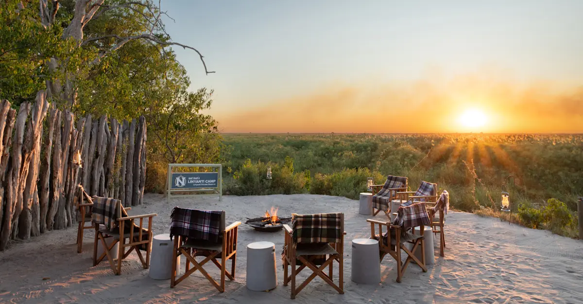 Fire pit with a view