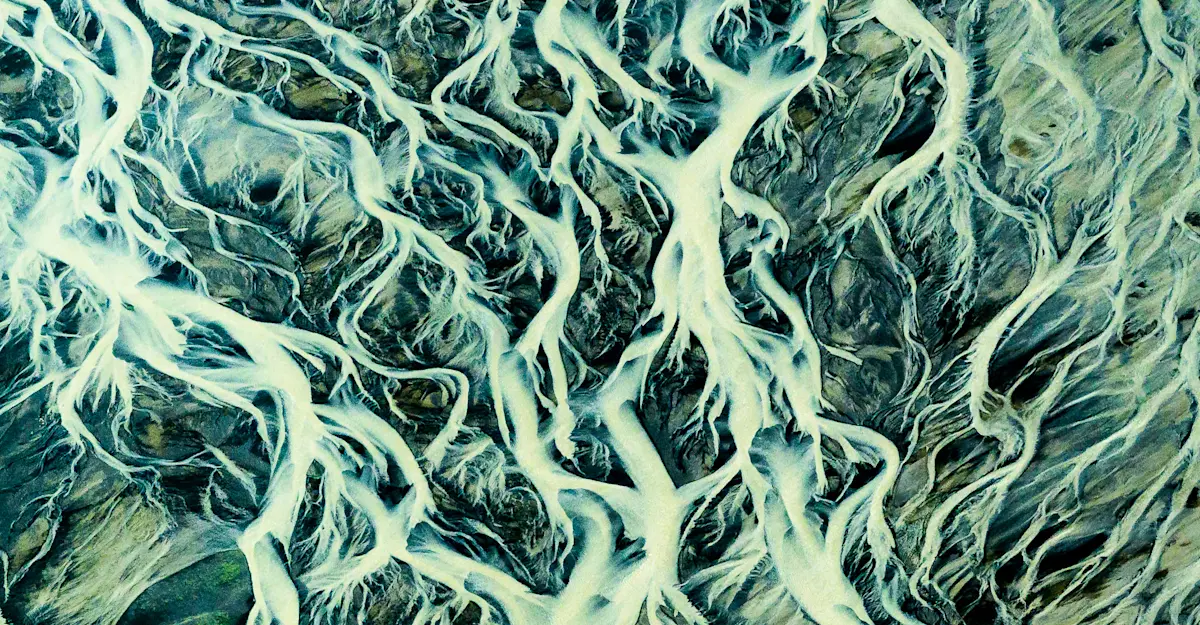 Glacial Rivers, Iceland.