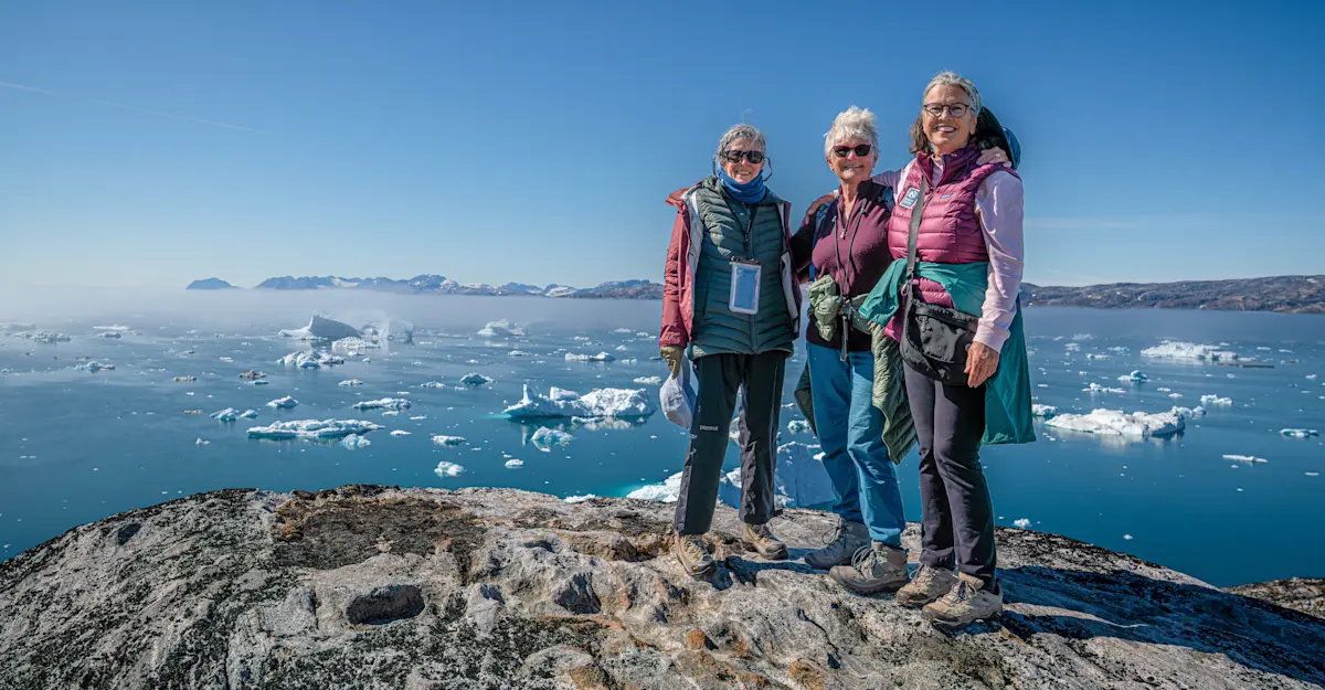 Nat Hab guests, Greenland.