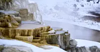 Mammoth Hot Springs, Yellowstone National Park.