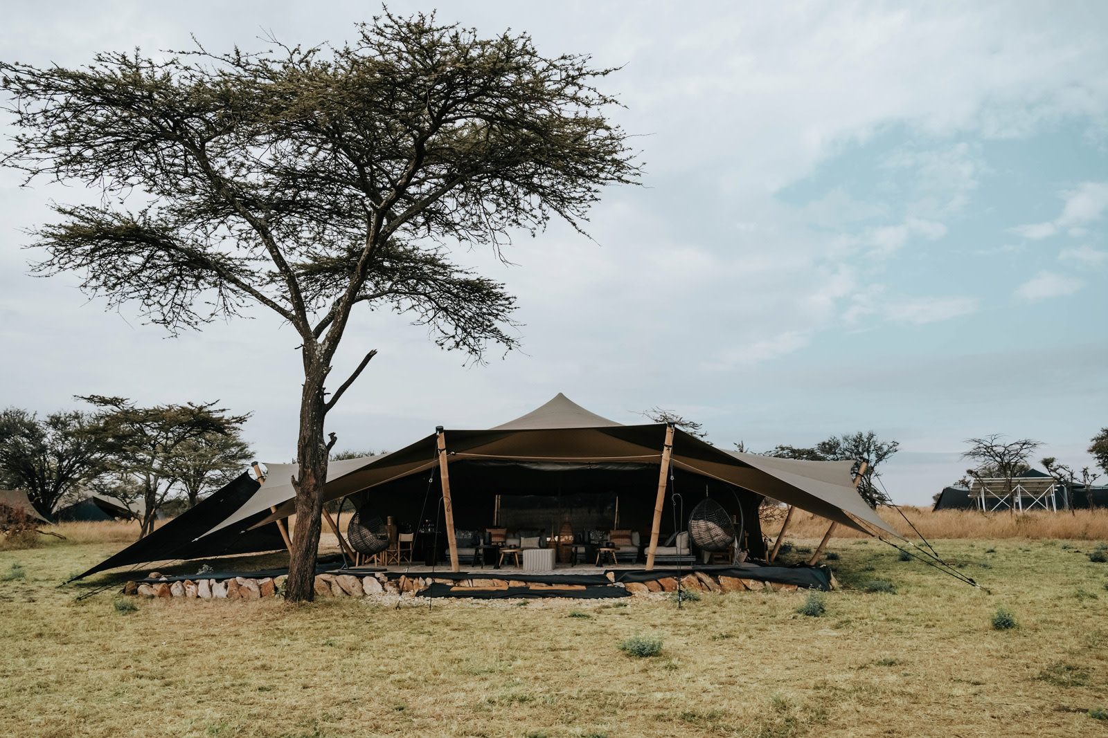 Main tent exterior