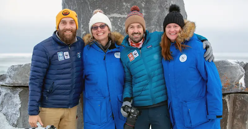 Nat Hab guests and Expedition Leaders, Churchill, Manitoba.