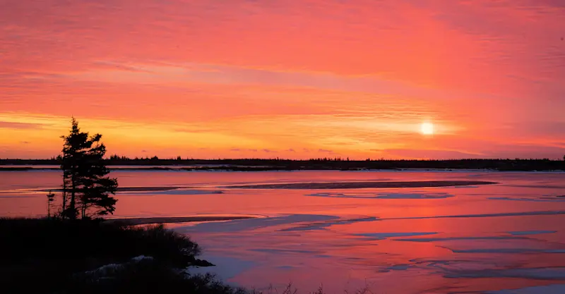 Tundra sunset, Churchill