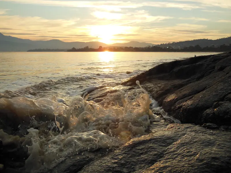 Sunset, Hobart, Australia. 