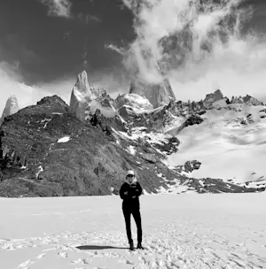 At the base of El Chalten in Argentina.