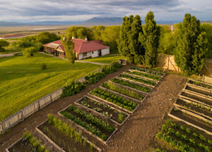 Estancia Cerro Guido garden