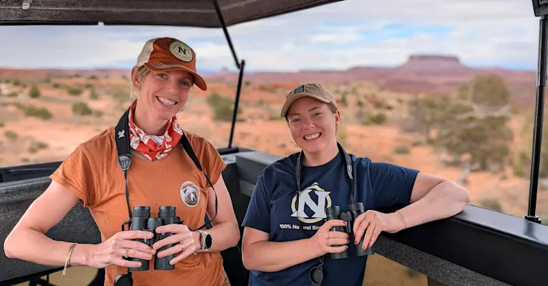 Nat Hab guests, Moab, Utah.