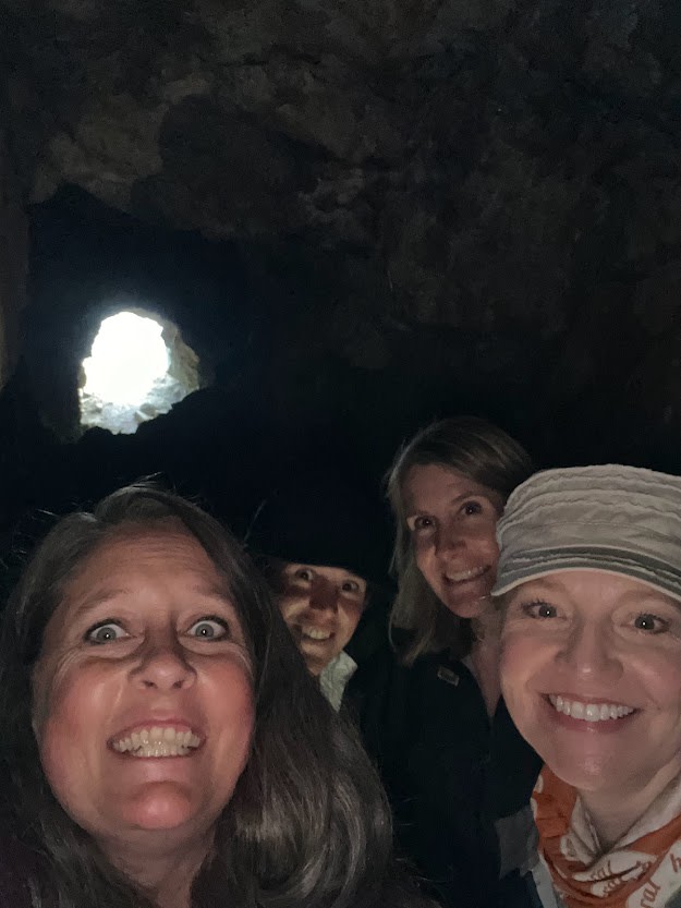 Hiking in caves with my amazing team in Colorado. 