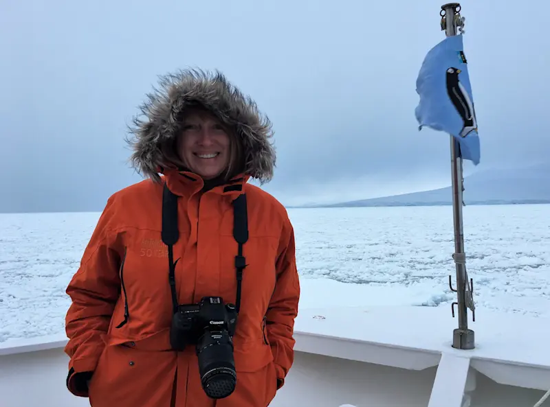 Cold outside, warm spirit — Antarctica.