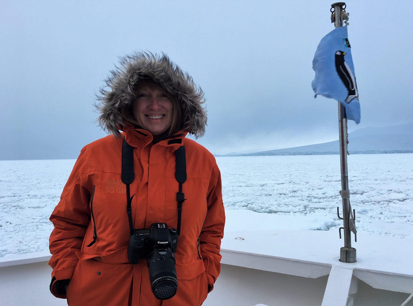 Cold outside, warm spirit — Antarctica.